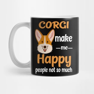 Corgi Make Me Happy (208) Mug